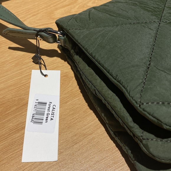 HOST PICK ✨ TONY BIANCO HANDBAG SOFT BAG STYLE KHAKI 2 inside pockets long strap - Picture 7 of 10